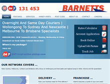 Tablet Screenshot of barnetts.com.au